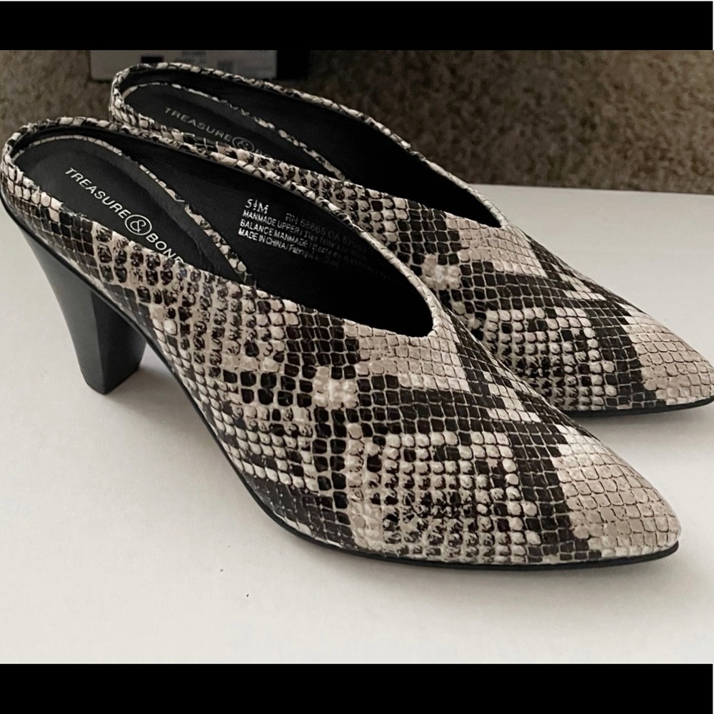 Snakeskin mules - Picture 7 of 7